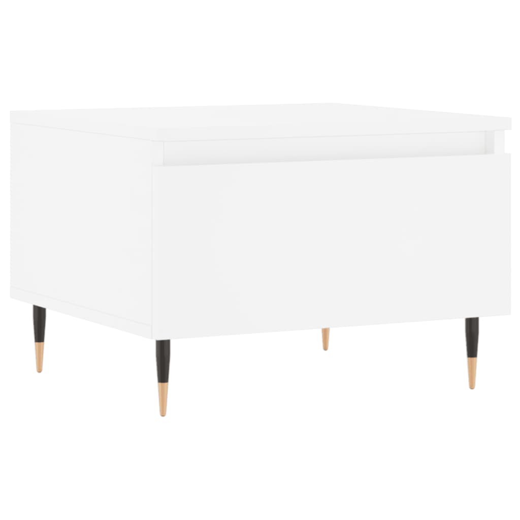 Tables basses 2 pcs. Blanc 50x46x35 cm en bois