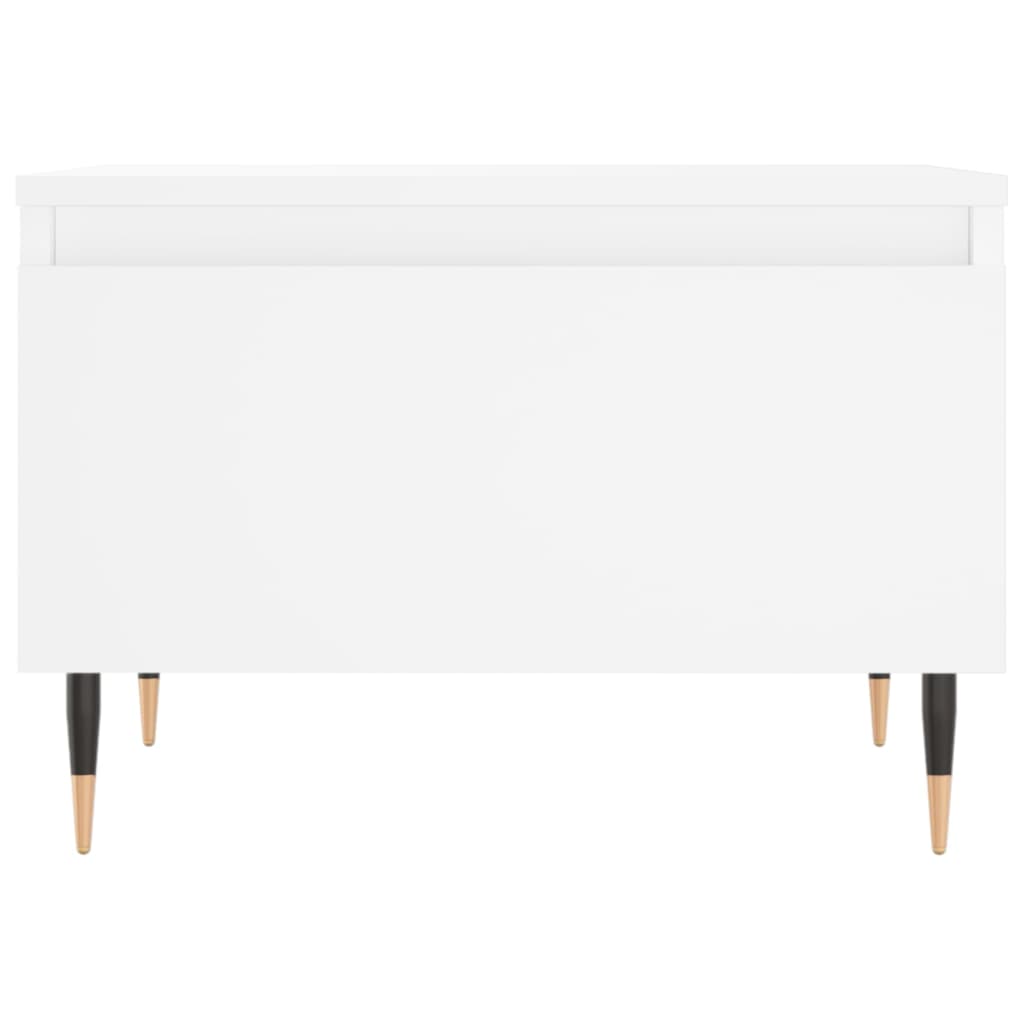 Tables basses 2 pcs. Blanc 50x46x35 cm en bois