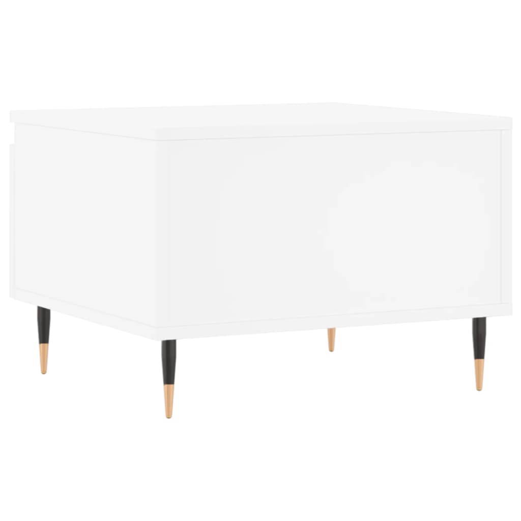 Tables basses 2 pcs. Blanc 50x46x35 cm en bois