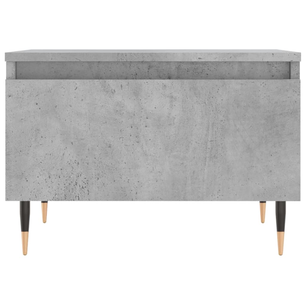 Table basse gris béton 50x46x35 cm en bois