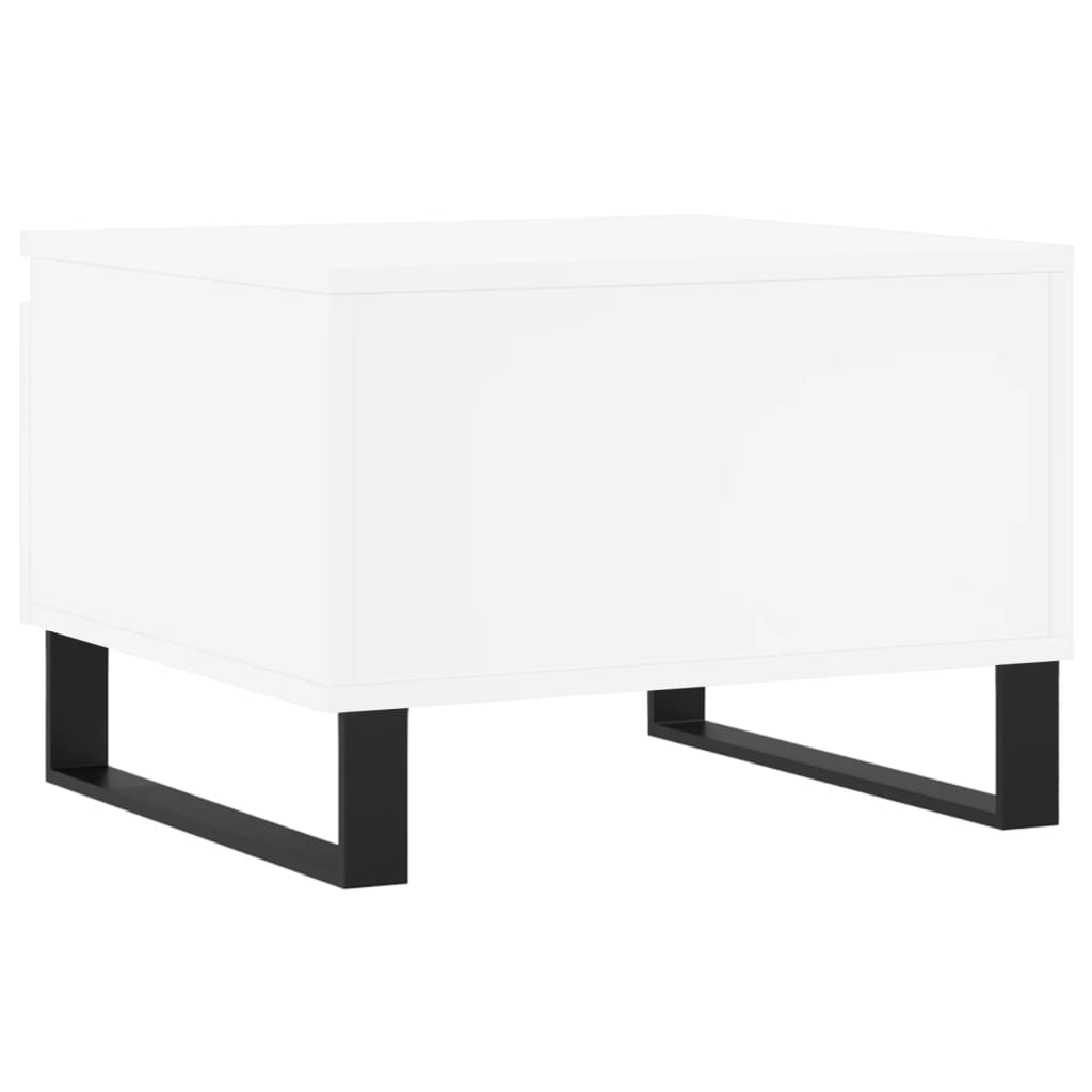 Tables basses 2 pcs. Blanc 50x46x35 cm en bois