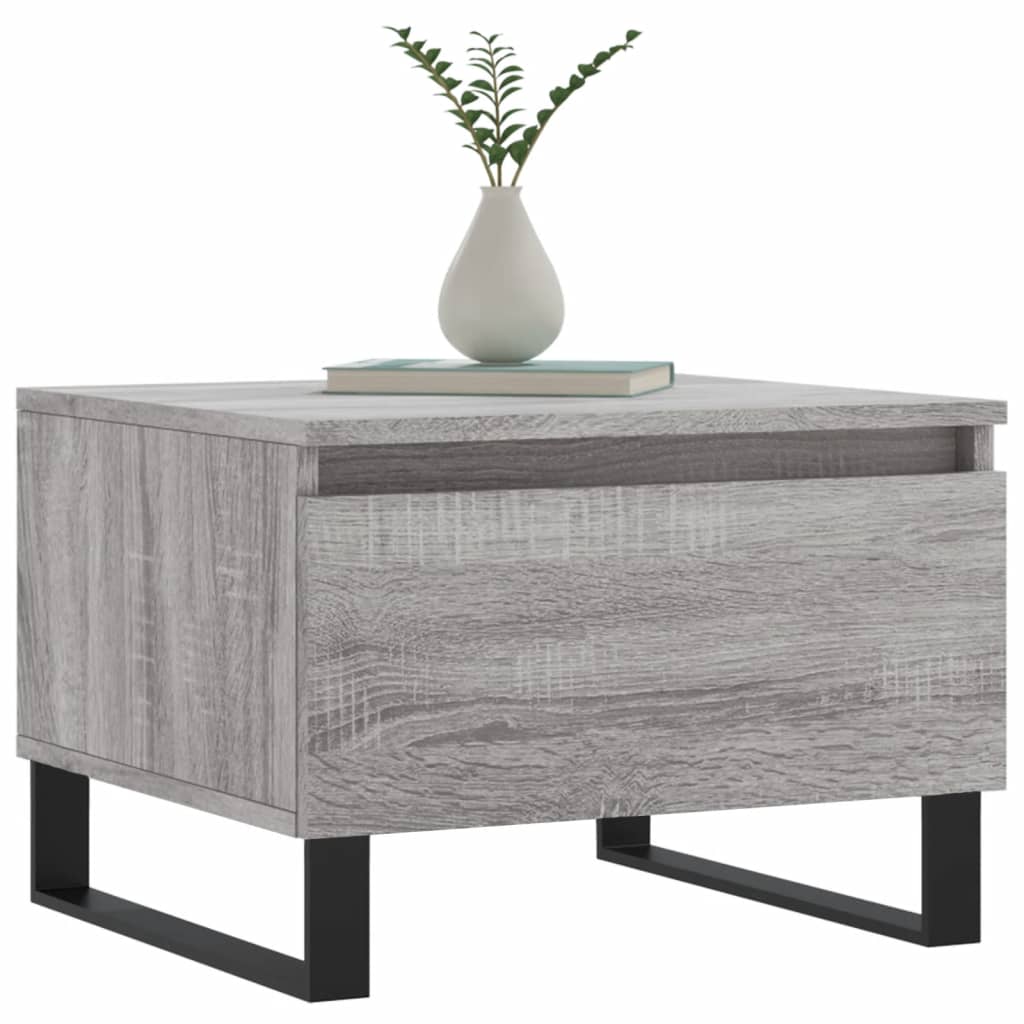 Couchtische 2 Stk. Grau Sonoma 50x46x35 cm Holzwerkstoff