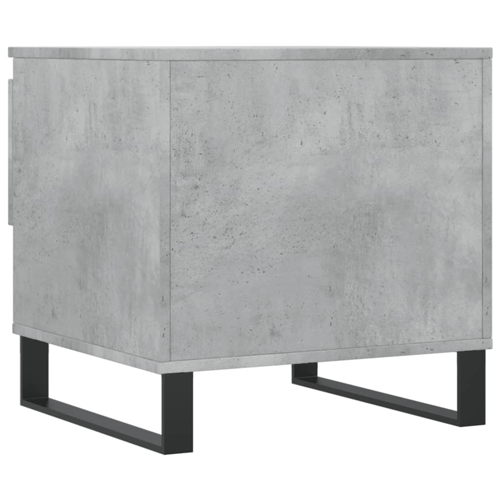 Table basse gris béton 50x46x50 cm en bois