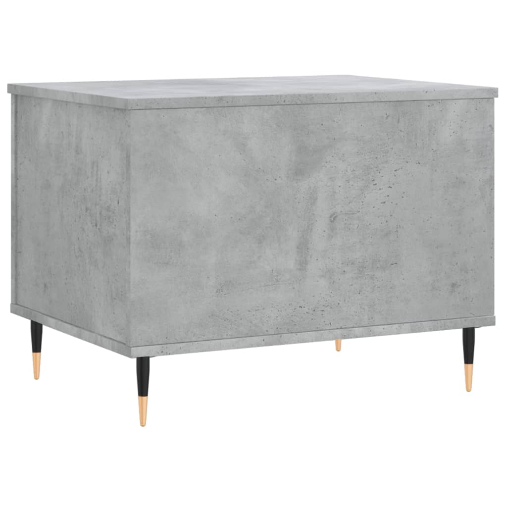 Table basse gris béton 60x44,5x45 cm en bois