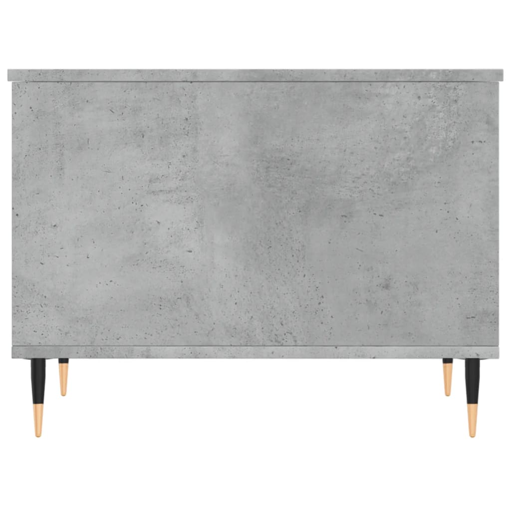 Table basse gris béton 60x44,5x45 cm en bois