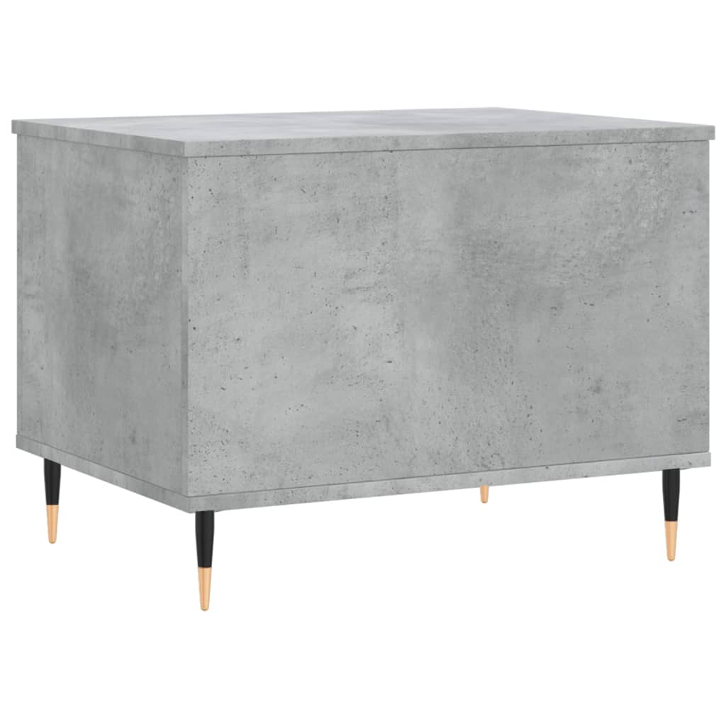 Table basse gris béton 60x44,5x45 cm en bois