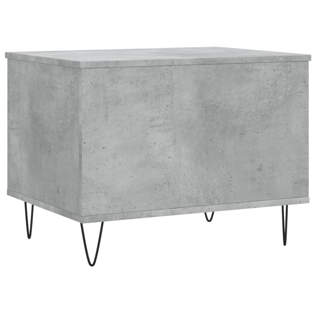 Table basse gris béton 60x44,5x45 cm en bois