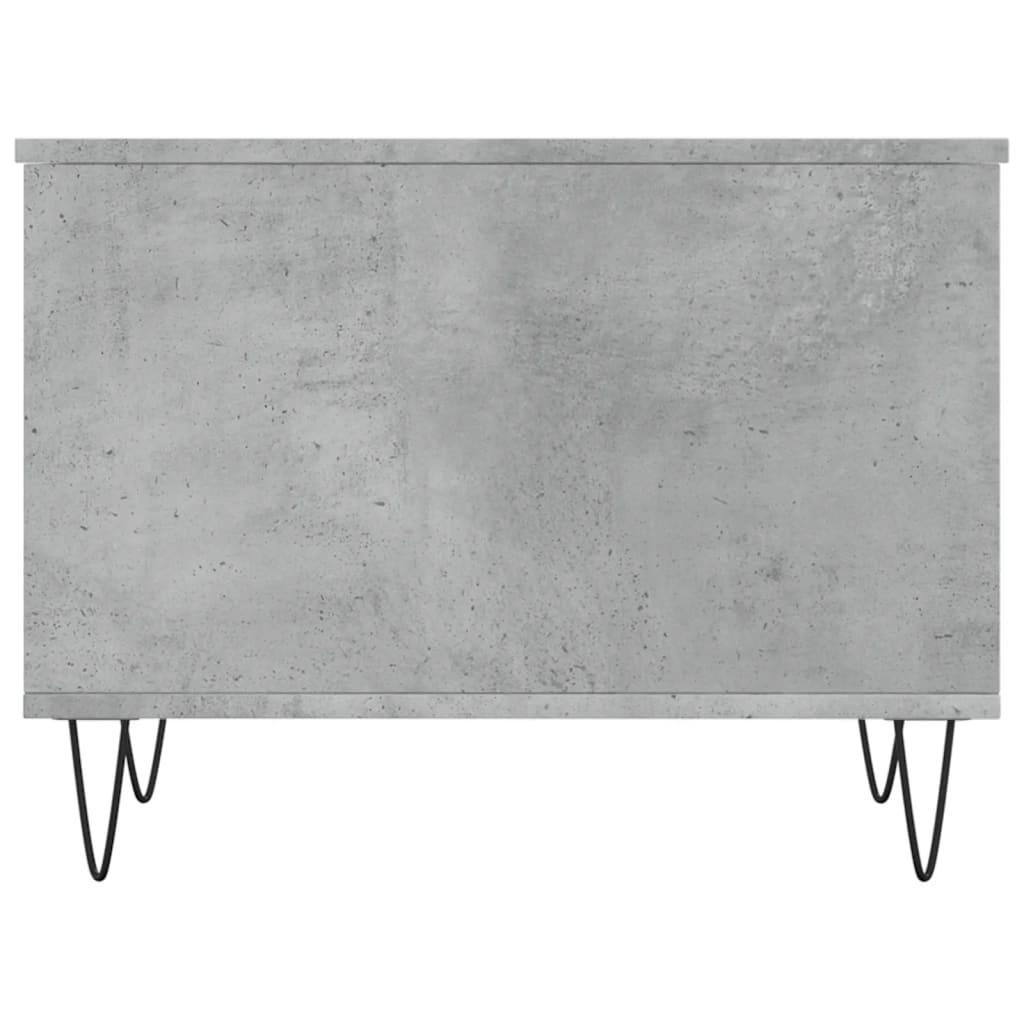 Table basse gris béton 60x44,5x45 cm en bois