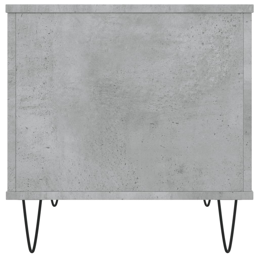 Table basse gris béton 60x44,5x45 cm en bois