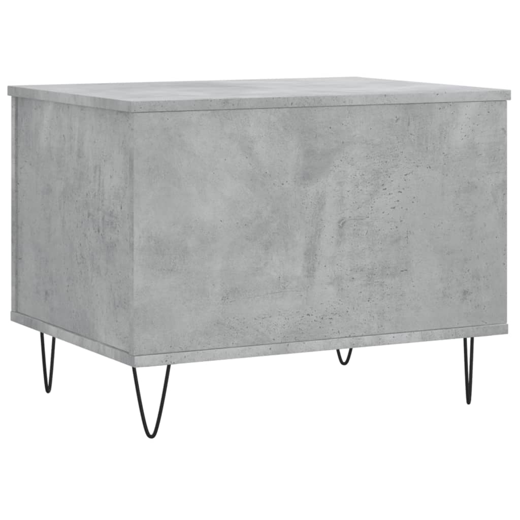 Table basse gris béton 60x44,5x45 cm en bois