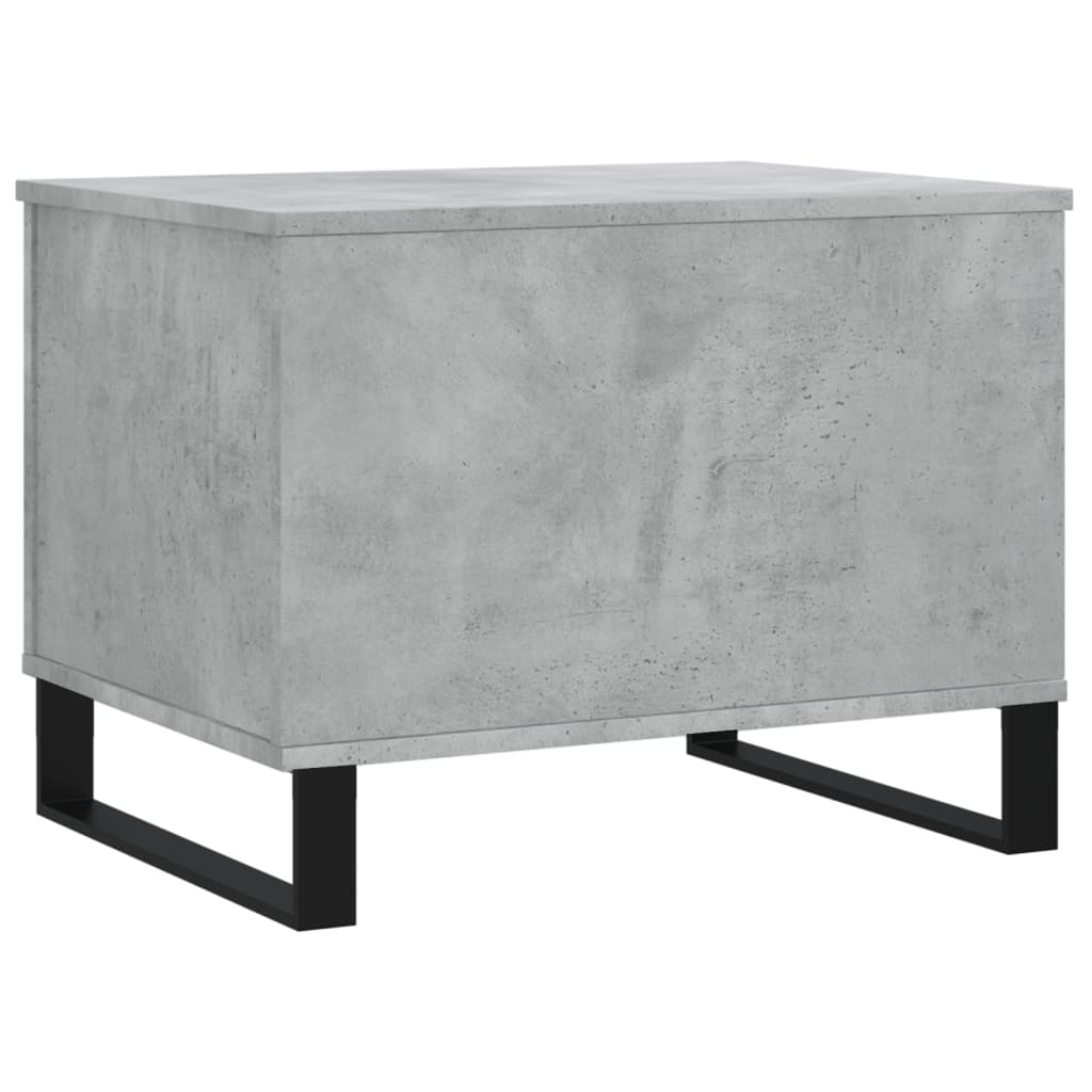Table basse gris béton 60x44,5x45 cm en bois