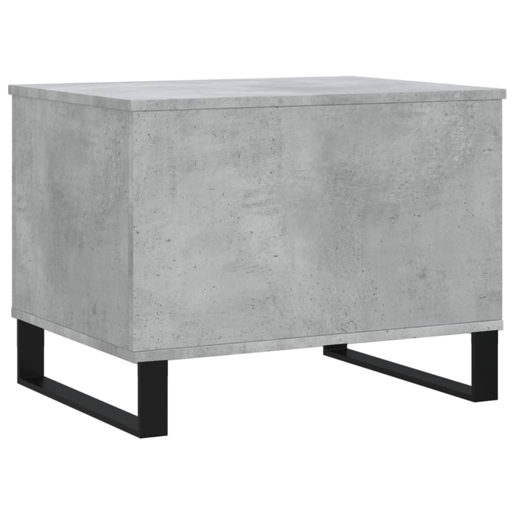 Table basse gris béton 60x44,5x45 cm en bois