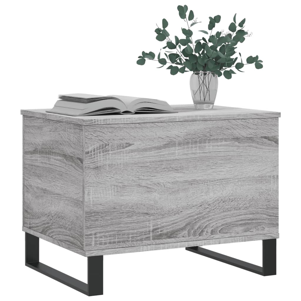 Table basse Sonoma grise 60x44,5x45 cm en bois