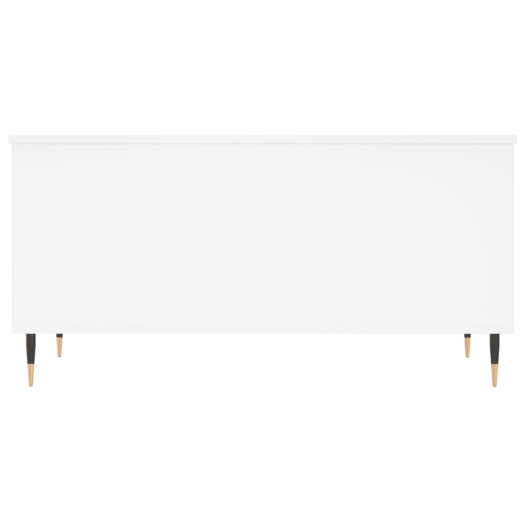 Coffee Table White 90x44.5x45 cm Wood Material