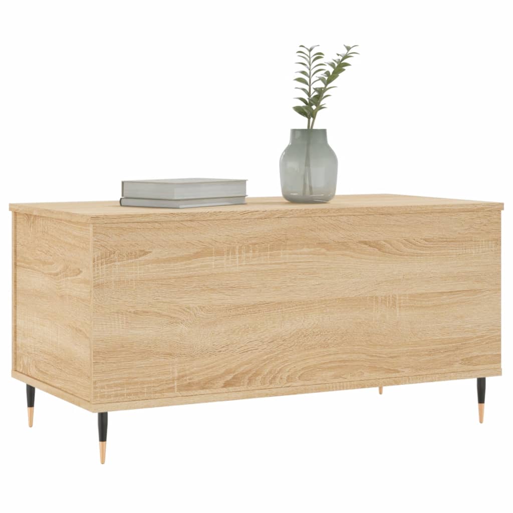 Table basse chêne Sonoma 90x44,5x45 cm en bois