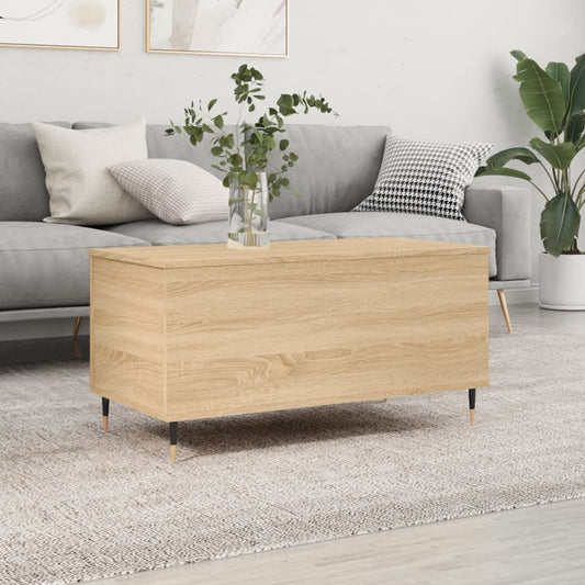 Coffee table Sonoma oak 90x44.5x45 cm wood material
