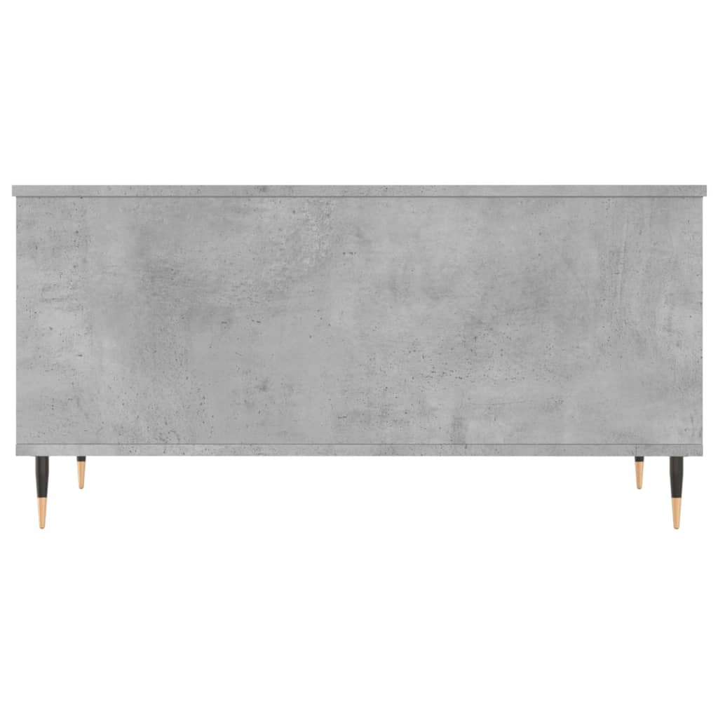 Table basse gris béton 90x44,5x45 cm en bois