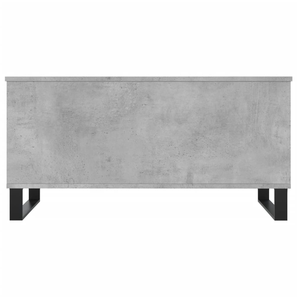 Table basse gris béton 90x44,5x45 cm en bois