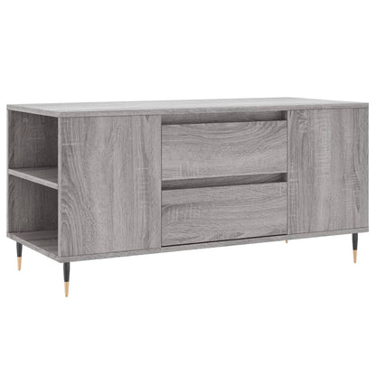 Couchtisch Grau Sonoma 102x44,5x50 cm Holzwerkstoff