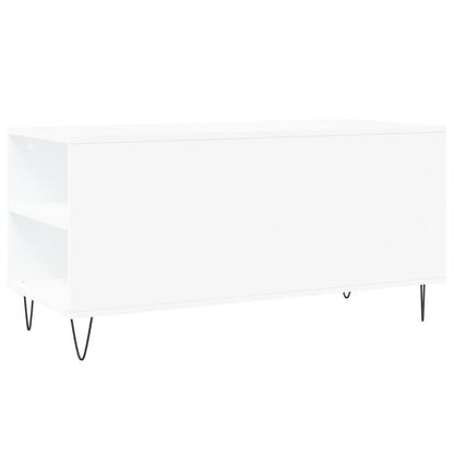 Couchtisch Weiß 102x44,5x50 cm Holzwerkstoff