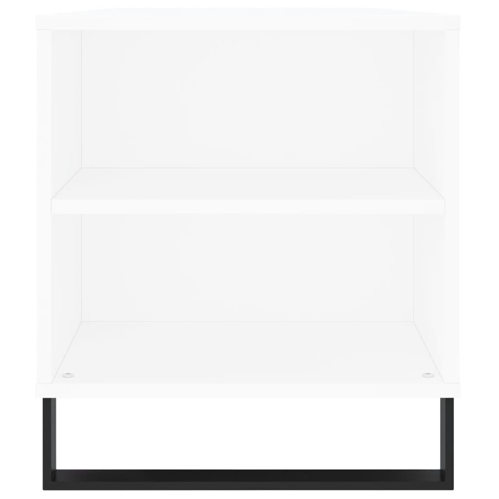 Table basse blanche 102x44,5x50 cm en bois