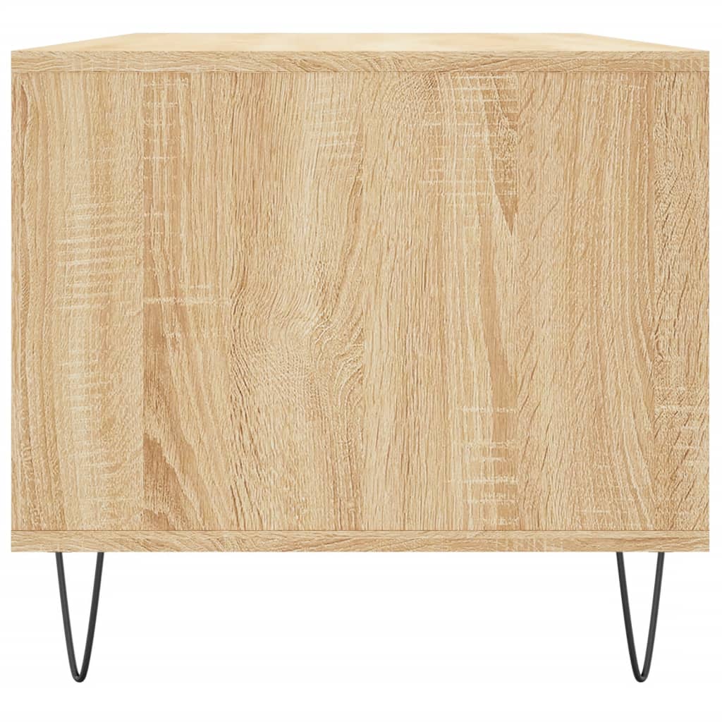 Table basse chêne Sonoma 90x49x45 cm en bois