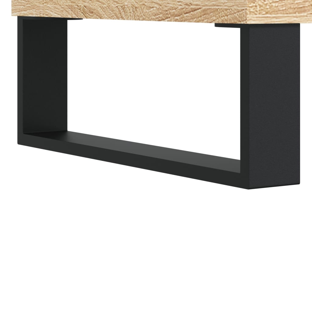 Table basse chêne Sonoma 90x49x45 cm en bois