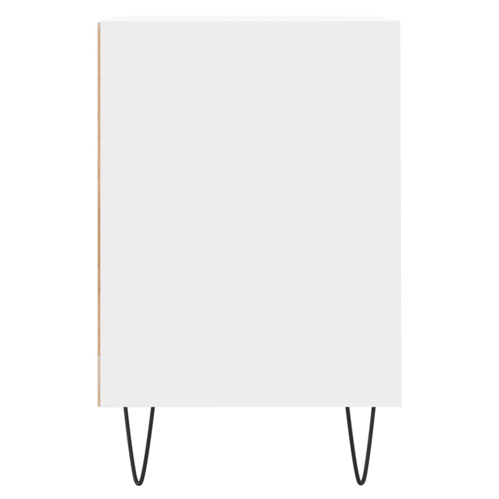 Meuble TV blanc 160x35x55 cm en bois