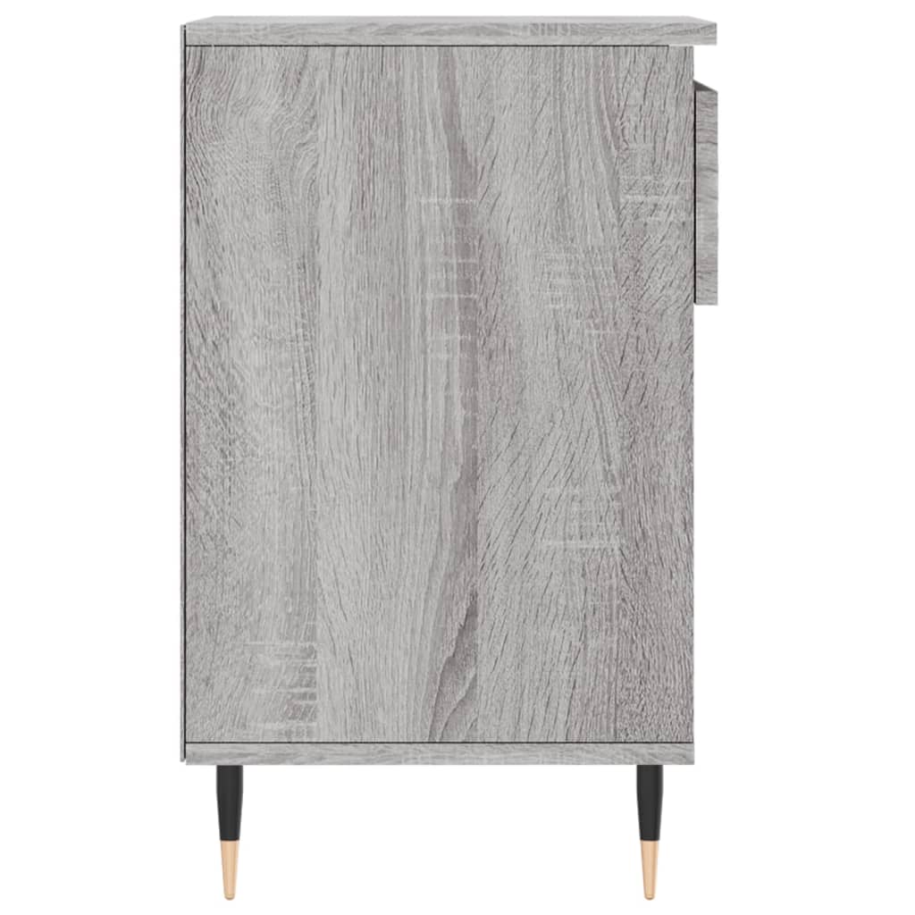 Étagère à chaussures gris Sonoma 102x36x60 cm en bois