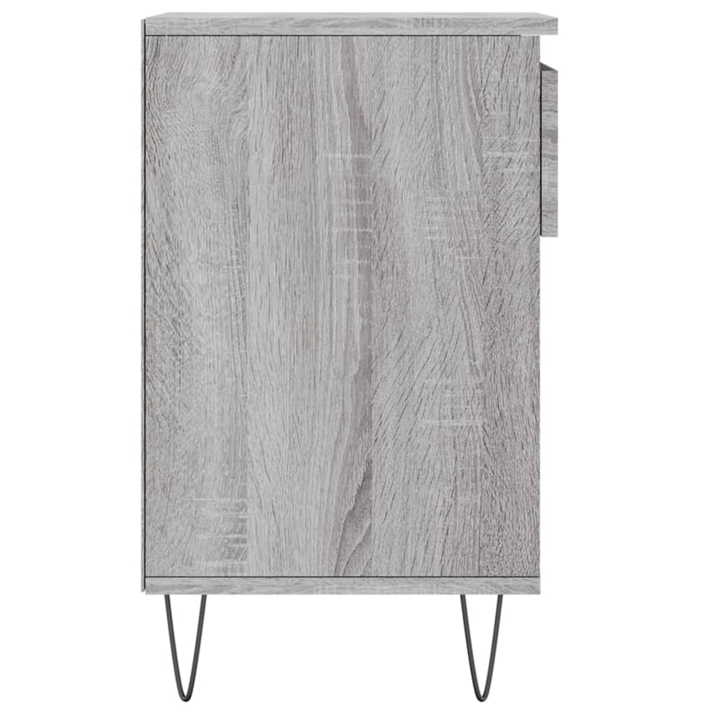 Étagère à chaussures gris Sonoma 102x36x60 cm en bois
