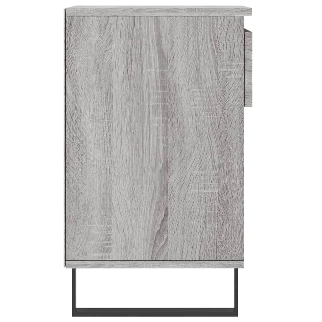 Étagère à chaussures gris Sonoma 102x36x60 cm en bois