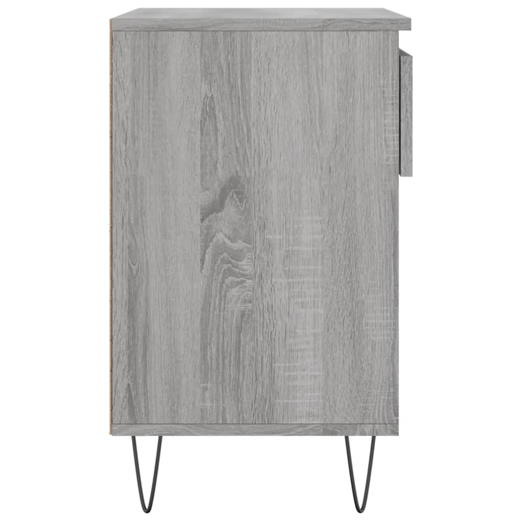 Shoe Rack Gray Sonoma 70x36x60 cm Wood Material