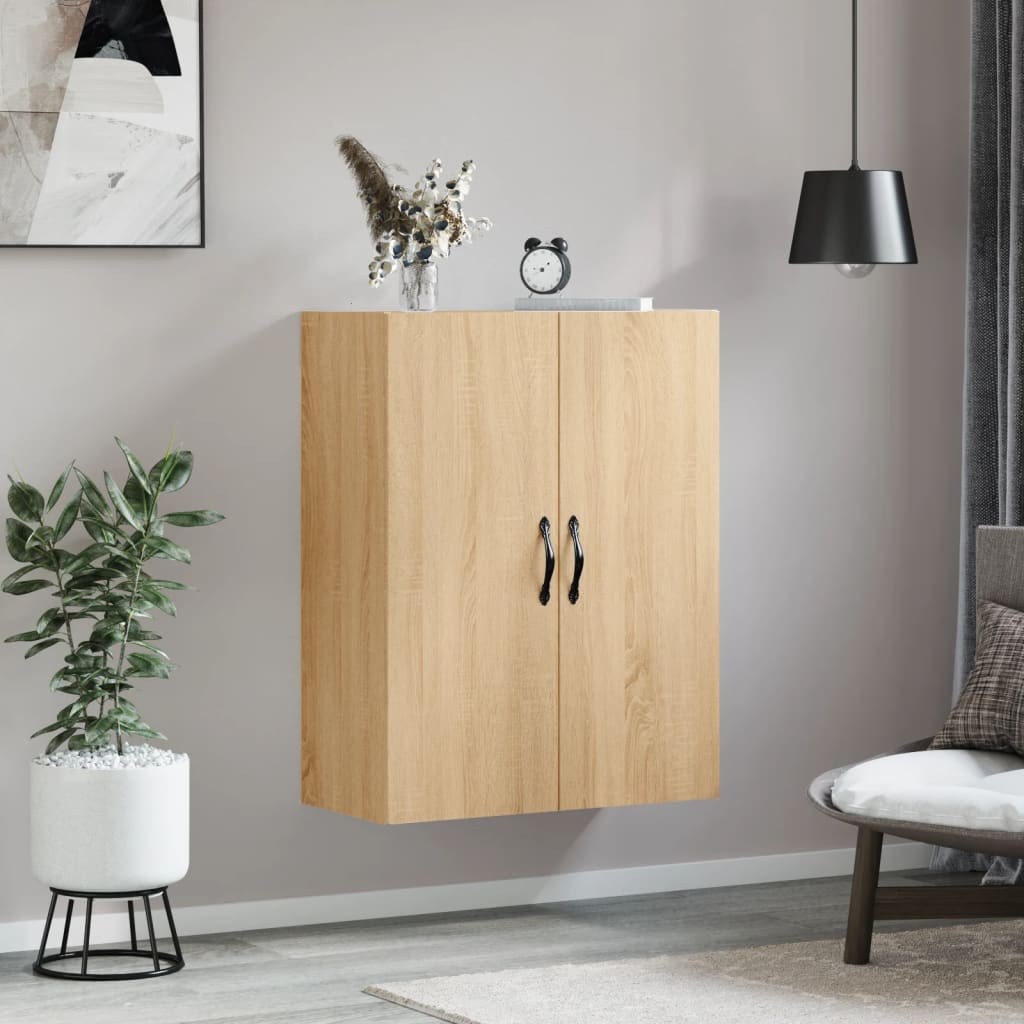 Armoire murale chêne Sonoma 69,5x34x90 cm matériau bois