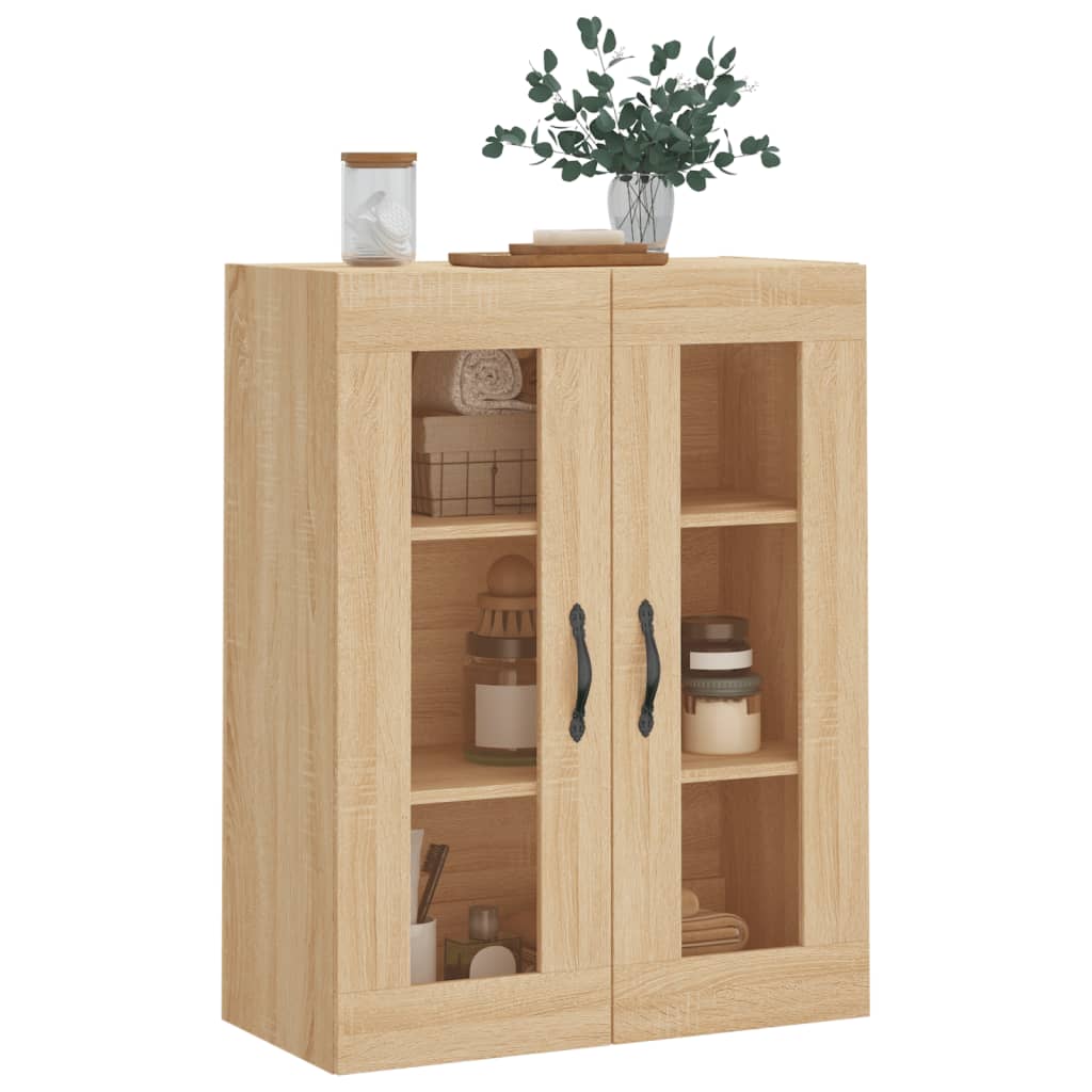 Wandschrank Sonoma-Eiche 69,5x34x90 cm Holzwerkstoff