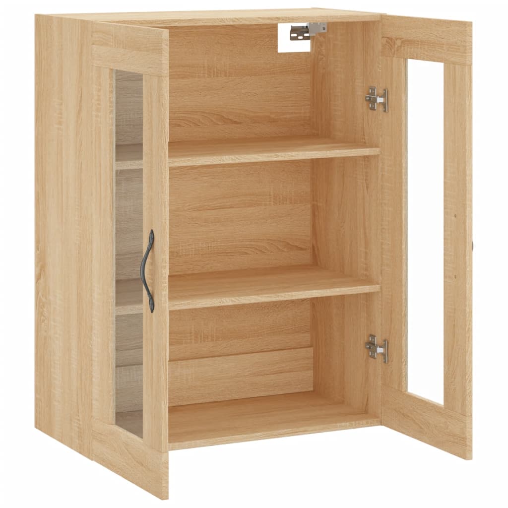 Wandschrank Sonoma-Eiche 69,5x34x90 cm Holzwerkstoff