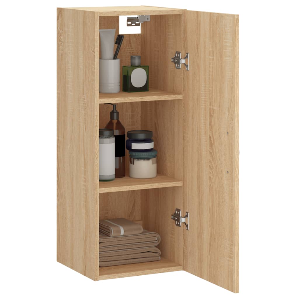 Wandschrank Sonoma-Eiche 34,5x34x90 cm Holzwerkstoff