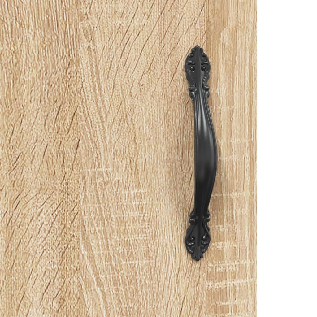 Wandschrank Sonoma-Eiche 34,5x34x90 cm Holzwerkstoff