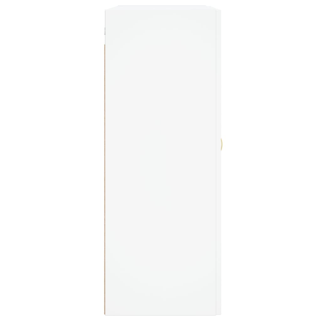 Wandschrank Weiß 69,5x34x90 cm Holzwerkstoff