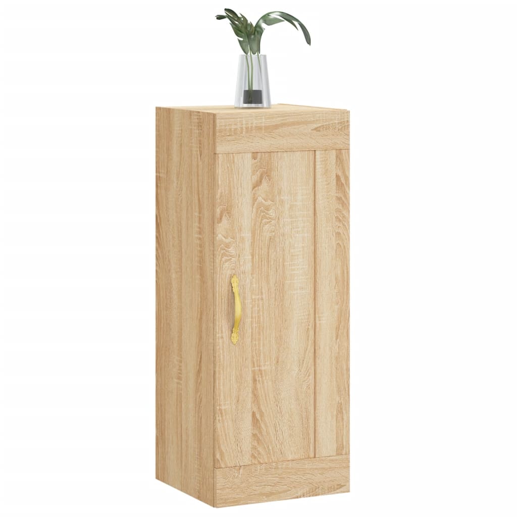 Wandschrank Sonoma-Eiche 34,5x34x90 cm Holzwerkstoff
