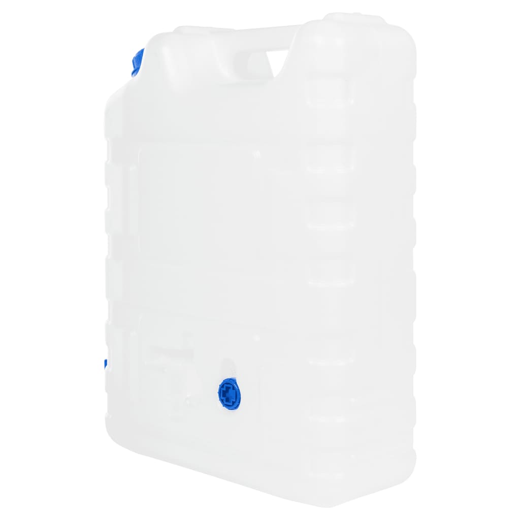 Wasserbehälter mit Hahn Transparent 20 L Kunststoff