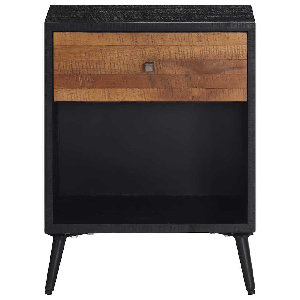 Nachttisch 40x30x50 cm Massivholz Teak