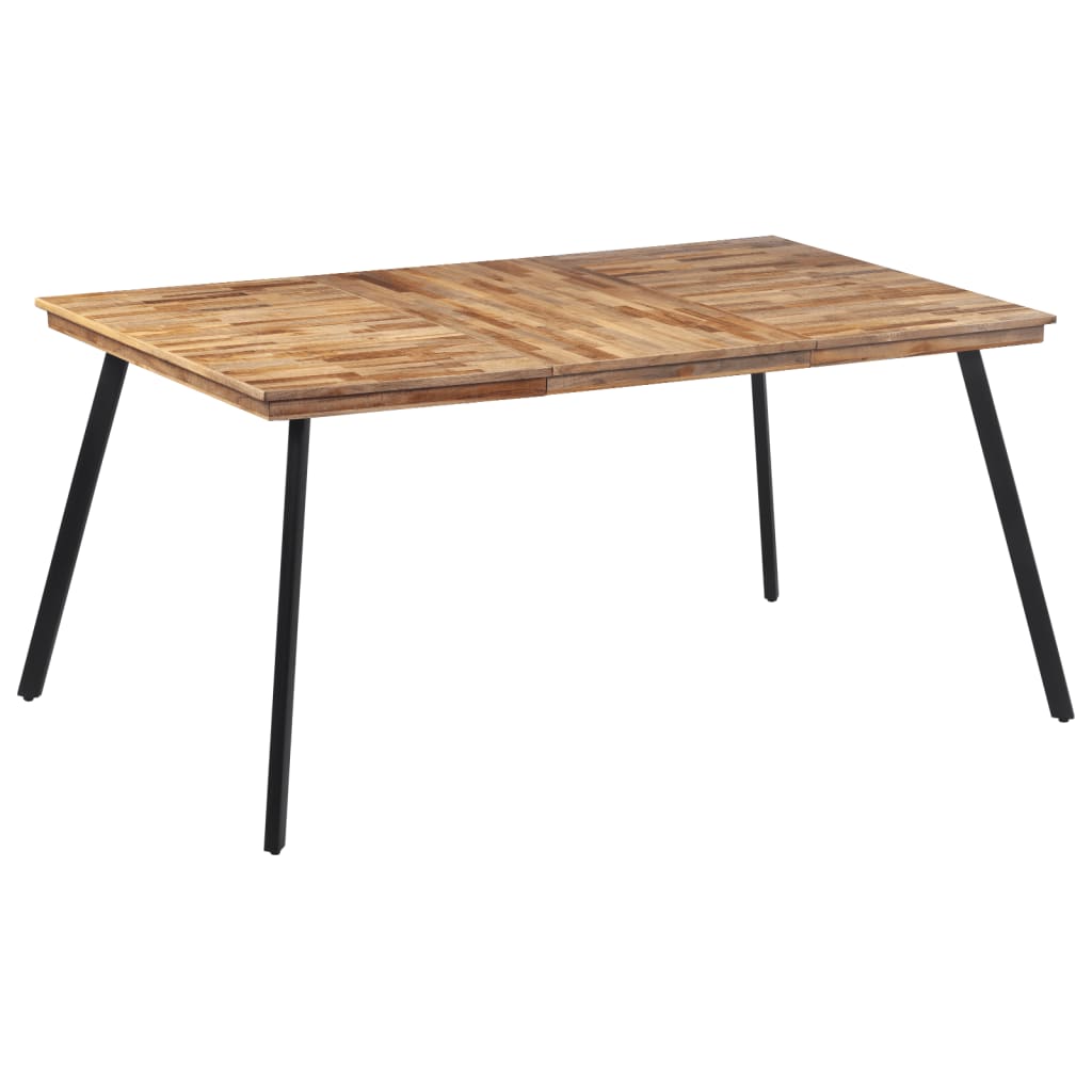 Esstisch 169x98,5x76 cm Massivholz Teak