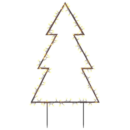 Weihnachtsbaum mit Erdspießen und 115 LEDs 90 cm