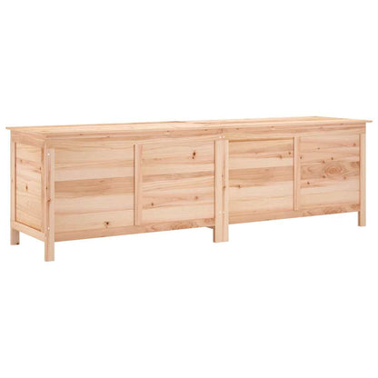 Gartentruhe 198,5x50x56,5 cm Massivholz Tanne