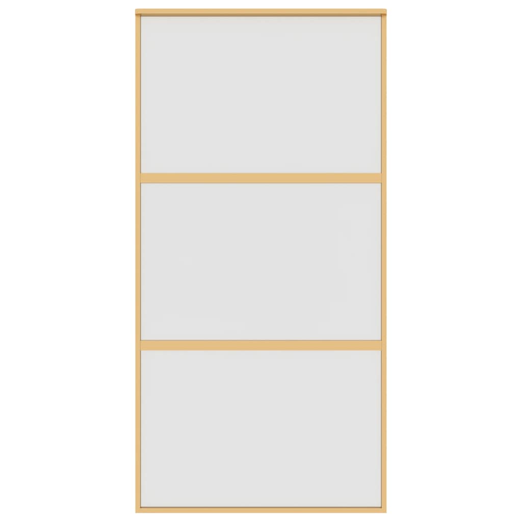Schiebetür Golden 102,5x205 cm Matt ESG-Glas und Aluminium