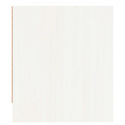 Nachttisch Weiß 40x31x35,5 cm Massivholz Kiefer