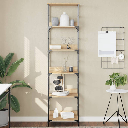 Bücherregal Sonoma-Eiche 50 x 33 x 188,5 cm Holzwerkstoff