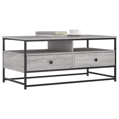 Couchtisch Grau Sonoma 100x51x45 cm Holzwerkstoff