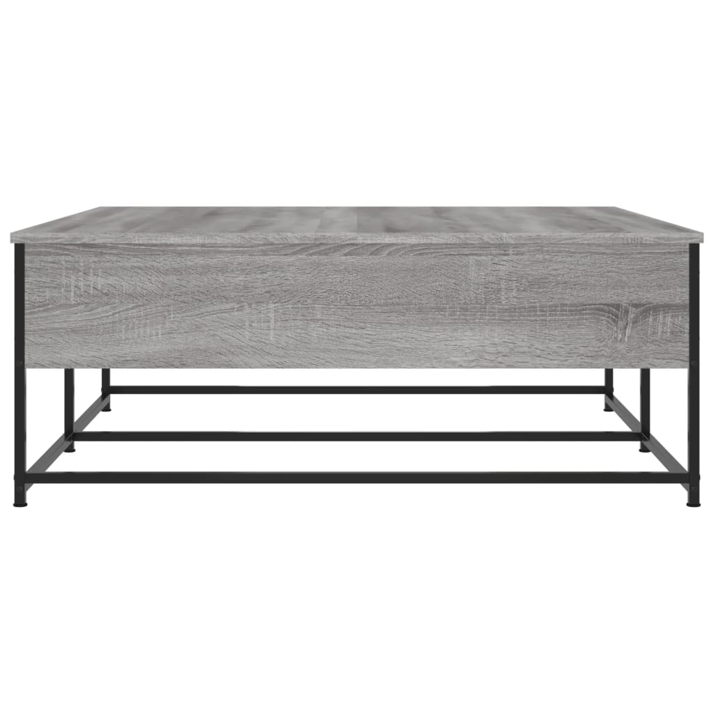 Table basse Sonoma grise 100x99x40 cm en bois