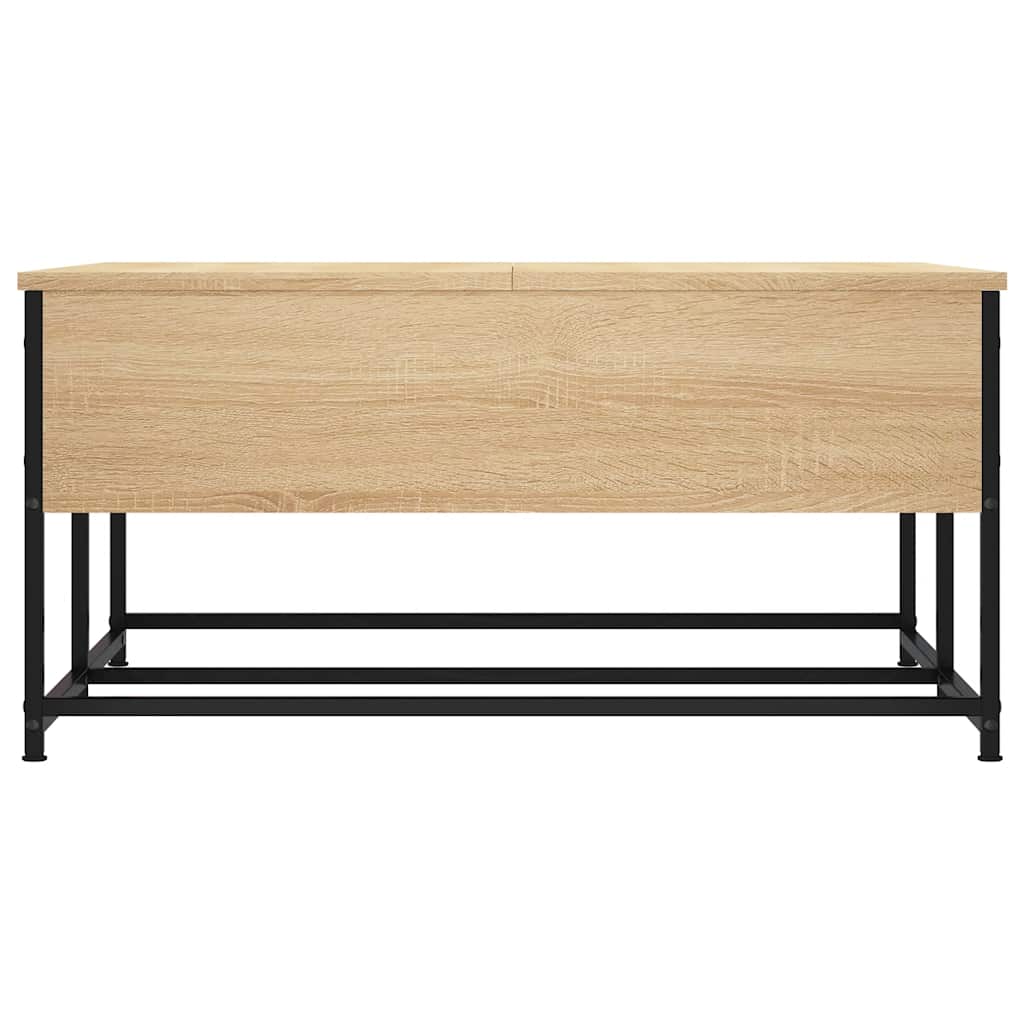 Table basse chêne Sonoma 80x80x40 cm en bois
